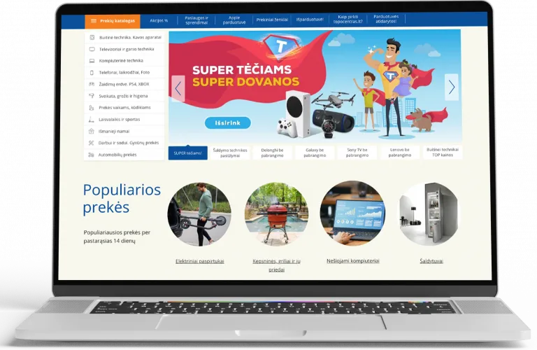 A/B test - Homepage without popular categories